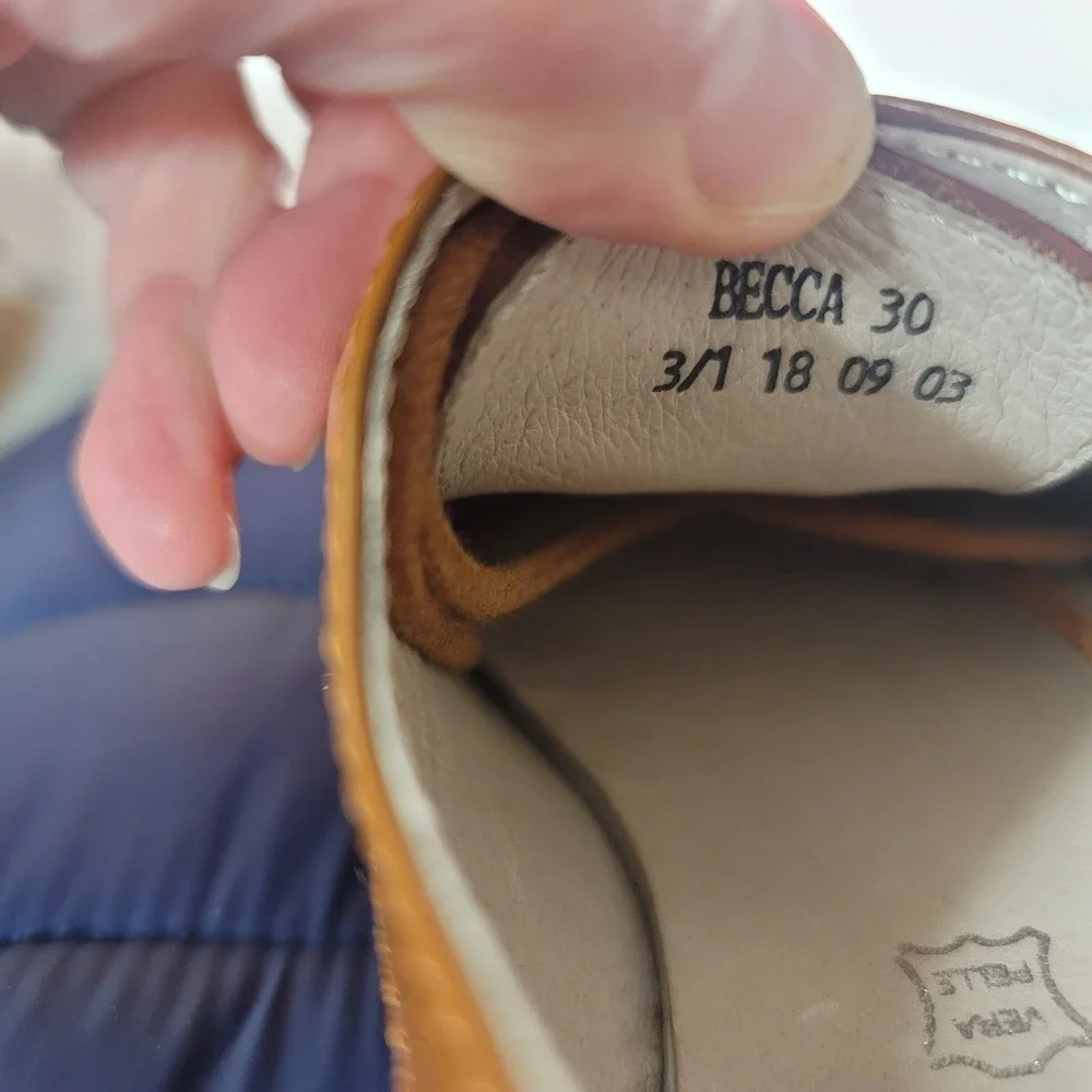 VENETTINI Becca Kids Brown Leather‎ Perforated Oxford Shoes Size 30 Hand Made
